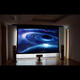 100inch 16:9 Projector HD Screen Portable Folded Front projection screen fabric with eyelets without Frame