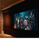 100inch 16:9 Projector HD Screen Portable Folded Front projection screen fabric with eyelets without Frame