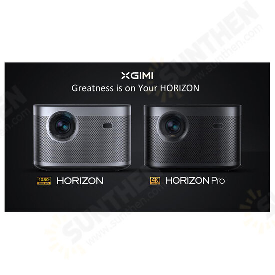 [Android 10.0] Horizon / Pro Projector 4K Resolution LED 2200 ANSI Lumens International DLP System Android TV 10.0 OS 2+32GB Auto Focus HDR10 Google Assistant Home Theater EU Plug