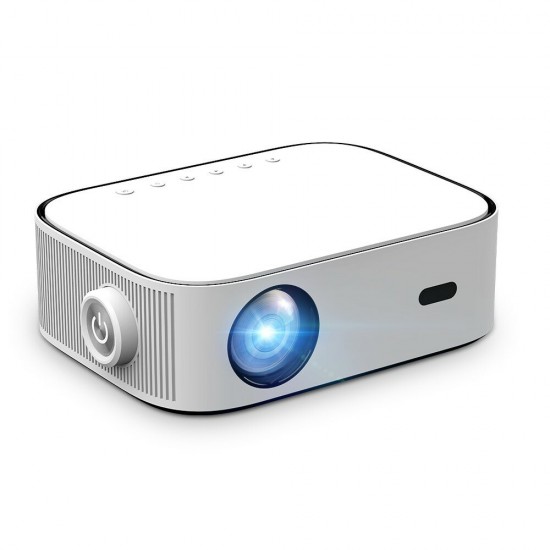 [Android 9.0] YG550 1080P Projector 550ANSI Lumens 1+16GB Portable LED Video Home Theater Cinema LCD Smartphone Beamer EU Plug