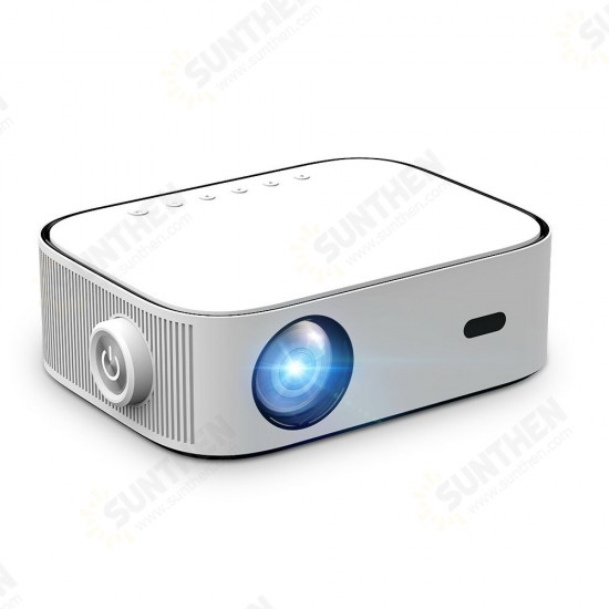 [Basic Version] YG550 1080P Projector 550ANSI Lumens Portable LED Video Home Theater Cinema EU Plug