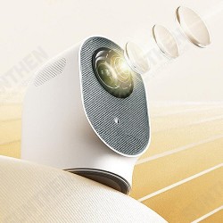 Q2 LCD Projector 500 ANSI Lumens Support 4K Resolution 2.4G/5GHz Built-in 2*3W Speakers 1+16GB Omnidirectional Auto Calibration Focusing Intelligent for Theater Pr Q2 LCD Projector 500 ANSI Lumens Support 4K Resolution 2.4G/5GHz Built-in 2*3W Speakers 1+16GB Omnidirectional Auto Calibration Focusing Intelligent for Theater Pr