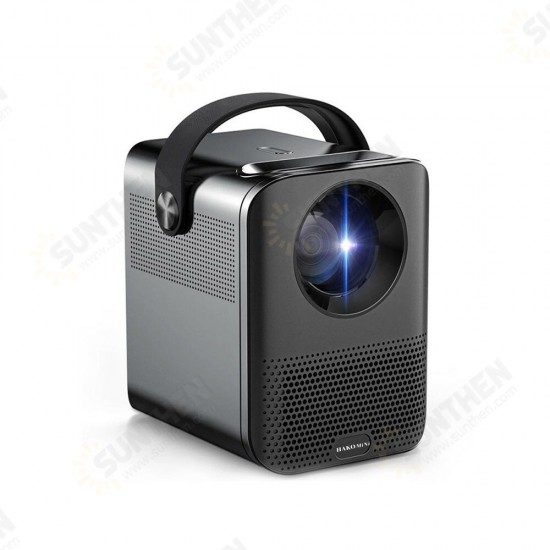 PL3 Portable Projector 1080P HD Wireless Screen Mirroring 200 ANSI Lumens Fully Sealed Design 2.4G/5G Wifi Google Assistant