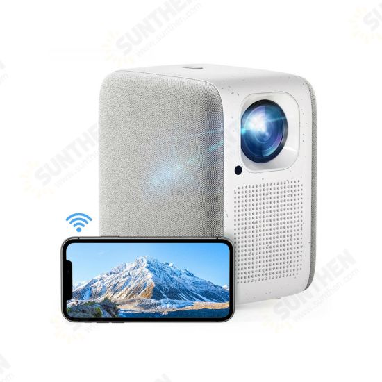 PL4 Portable Projector 2G 8G 1080P HD Full Sealed 400 ANSI Lumens Android 10.0 Google Assistant Keystone Correction Home Theater