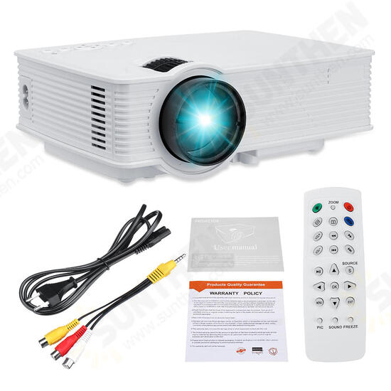 HTP GP-9 LCD Projector 800 Lumens 800x480 Pixels Multimedia HD Home Cinema USB/SD/AV