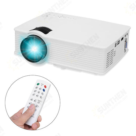 HTP GP-9 LCD Projector 800 Lumens 800x480 Pixels Multimedia HD Home Cinema USB/SD/AV