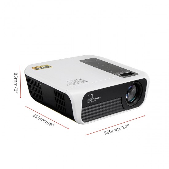 T8 3D Portable LED Projector HD 1080P HDMI/USB/SD/AV Home Cinema Video Theater