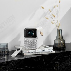T6max+ 1080P Android 9.0 550ANSI Lumens Four-Point Keystone Correction 5G-WIFI Wireless Cast Screen Bluetooth 5.0 2+16GB AI Voice Control Home Theater Mini Projector T6max+ 1080P Android 9.0 550ANSI Lumens Four-Point Keystone Correction 5G-WIFI Wireless Cast Screen Bluetooth 5.0 2+16GB AI Voice Control Home Theater Mini Projector