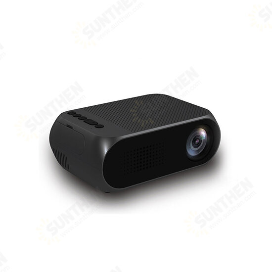 YG320 Mini LED Projector Built-in Battery Home Pico Projector Suit for Power Bank Outdoor Movie AV/SD/USB/HDMI