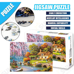 1000 Pcs Landscape Jigsaw Puzzle Unzip for Boys and Girls Indoor Toys 1000 Pcs Landscape Jigsaw Puzzle Unzip for Boys and Girls Indoor Toys
