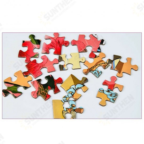 1000 Piece Jigsaw Puzzle Toy DIY Assembly Cardboard Landscapes Decompression Game Puzzle Toy