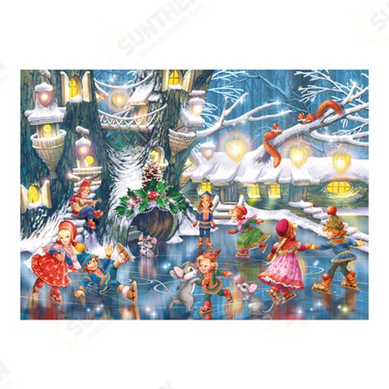 1000 Pieces Jigsaw Puzzle Toy DIY Assembly Paper Puzzle ?Painting Landscape Toy