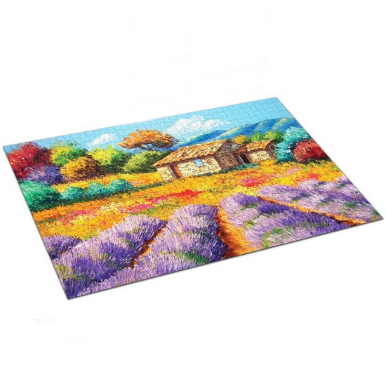 1000 Pieces Landscape Architecture Scene Series Decompression Jigsaw Puzzle Toy Indoor Toys
