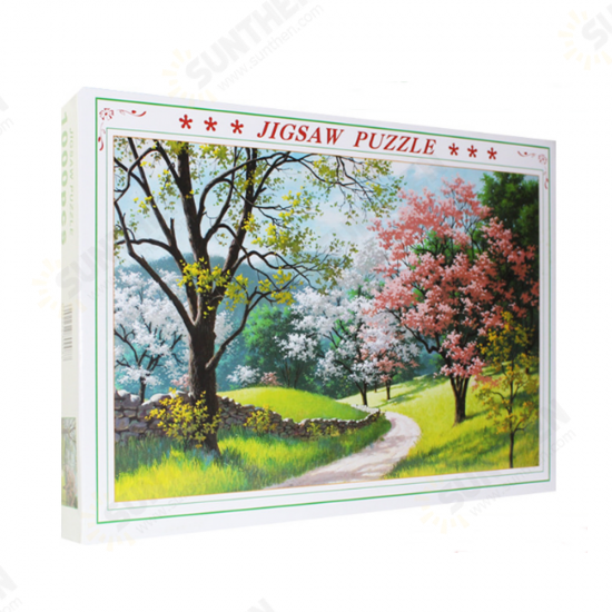 1000 Pieces Paper Puzzle Landscape Architecture Series Children Adult Educational Leisure Jigsaw Puzzle Toy