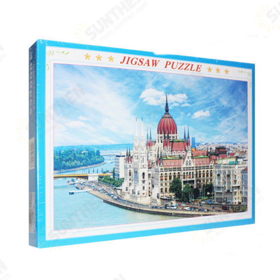 1000 Pieces Paper Puzzle Landscape Architecture Series Children Adult Educational Leisure Jigsaw Puzzle Toy