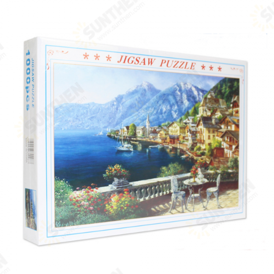 1000 Pieces Paper Puzzle Landscape Architecture Series Children Adult Educational Leisure Jigsaw Puzzle Toy