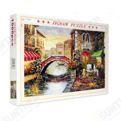 1000 Pieces Paper Puzzle Landscape Architecture Series Children Adult Educational Leisure Jigsaw Puzzle Toy 1000 Pieces Paper Puzzle Landscape Architecture Series Children Adult Educational Leisure Jigsaw Puzzle Toy