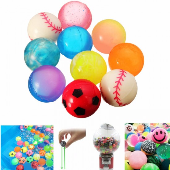 10Pcs Bouncy Jet Balls Kids Toys