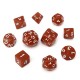 10pc/Set D4-D30 Multi-sided Dices TRPG Games Gaming Dices 8Color