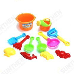 12 PCS Plastic Beach Sand Play Toys Set Intelligence Development Toy for Children Gift 12 PCS Plastic Beach Sand Play Toys Set Intelligence Development Toy for Children Gift