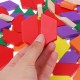 125 Pieces Wooden Children's Intellectual Geometric Shapes Building Blocks Jigsaw Puzzles Early Education Enlightenment Toys