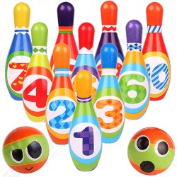 12PCS Cute Mini Bowling PU Soft Indoor Sport Play Games Safe Foam Kids Bowling Children Indoor Sport Family Funny Game Toy Gift 12PCS Cute Mini Bowling PU Soft Indoor Sport Play Games Safe Foam Kids Bowling Children Indoor Sport Family Funny Game Toy Gift