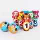 12PCS Cute Mini Bowling PU Soft Indoor Sport Play Games Safe Foam Kids Bowling Children Indoor Sport Family Funny Game Toy Gift