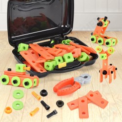 13/72Pcs 3D Puzzle DIY Asassembly Screwing Blocks Repair Tool Kit Educational Toy for Kids Gift 13/72Pcs 3D Puzzle DIY Asassembly Screwing Blocks Repair Tool Kit Educational Toy for Kids Gift