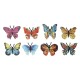 14 Pcs High Simulation Colorful Realistic Insects Butterfly Animal Figure Doll Model Learning Educational Toy for Kids Gift