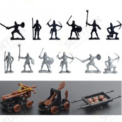 14 pcs Knights Medieval Toy Soldiers Action Figure Role Play Playset 14 pcs Knights Medieval Toy Soldiers Action Figure Role Play Playset