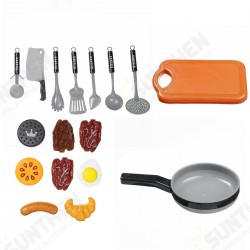 16/36 Pcs Kid Play House Toy ABS Plastic Kitchen Cooking Pots Pans Food Dishes Cookware Toys 16/36 Pcs Kid Play House Toy ABS Plastic Kitchen Cooking Pots Pans Food Dishes Cookware Toys