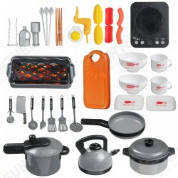 16/36 Pcs Kid Play House Toy ABS Plastic Kitchen Cooking Pots Pans Food Dishes Cookware Toys 16/36 Pcs Kid Play House Toy ABS Plastic Kitchen Cooking Pots Pans Food Dishes Cookware Toys