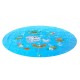 170mm PVC Blue Sprinkler Play Mat With Cartoon Pattern For Kids Summer Play