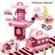 2 IN 1 Multi-style Kitchen Cooking Play and Portable Small Train Learning Set Toys for Kids Gift