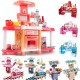 2 IN 1 Multi-style Kitchen Cooking Play and Portable Small Train Learning Set Toys for Kids Gift