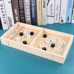 2 IN 1 Wooden Shuffleboard Tabletop Board Game Two-Silde Play Toys for Kids Gift 2 IN 1 Wooden Shuffleboard Tabletop Board Game Two-Silde Play Toys for Kids Gift