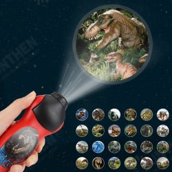 24 Dinosaur Patterns Flashlight Projector Lamp Educational Puzzle Toy Kids Children Christmas Gift 24 Dinosaur Patterns Flashlight Projector Lamp Educational Puzzle Toy Kids Children Christmas Gift