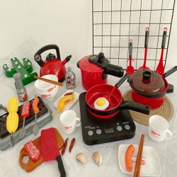 24/36Pcs Simulation Kitchen Cooking Pretend Play Set Educational Toy with Sound Light Effect for Kids Gift 24/36Pcs Simulation Kitchen Cooking Pretend Play Set Educational Toy with Sound Light Effect for Kids Gift