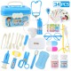 30/33/34/38/45/51Pcs Simulation Medical Role Play Pretend Doctor Game Equipment Set Early Educational Toy with Box for Kids Gift