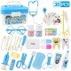 30/33/34/38/45/51Pcs Simulation Medical Role Play Pretend Doctor Game Equipment Set Early Educational Toy with Box for Kids Gift