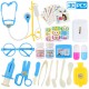 30/33/34/38/45/51Pcs Simulation Medical Role Play Pretend Doctor Game Equipment Set Early Educational Toy with Box for Kids Gift