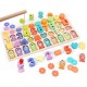 3/4/5 IN 1 Wooden Numbers＆Fruit Jigsaw Math Puzzle Kids Learning Educational Set Toys