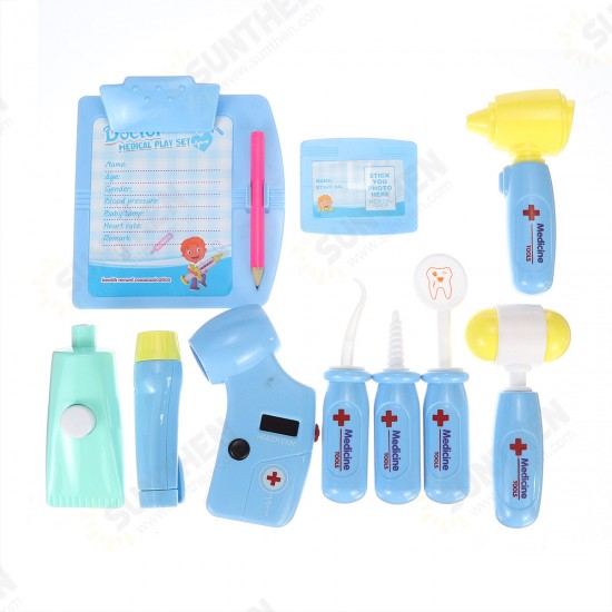 35 Pcs Simulation Medical Role Play Pretend Doctor Game Equipment Set Educational Toy with Box for Kids Gift