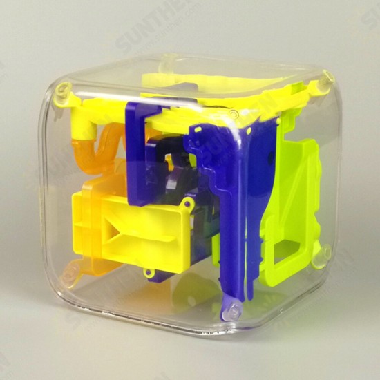 3D Creative Maze Magic Cube Six-sided Puzzle Speed Cube Rolling Ball Game Cubos Maze Puzzle Educational Toy for Children Gift