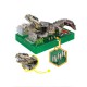 3D DIY Origami Electric Crocodile Stereo Puzzle Model Toys for Kids