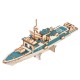 3D Woodcraft Assembly Battleship Series Kit Jigsaw Puzzle Toy Decoration Model for Kids Gift
