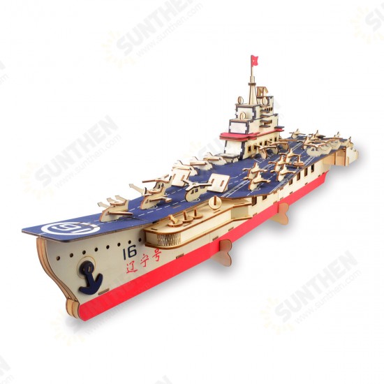 3D Woodcraft Assembly Battleship Series Kit Jigsaw Puzzle Toy Decoration Model for Kids Gift