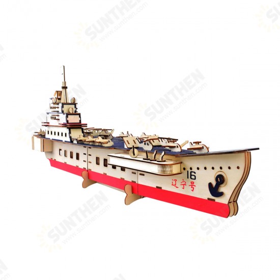 3D Woodcraft Assembly Battleship Series Kit Jigsaw Puzzle Toy Decoration Model for Kids Gift