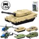 3PCS Model Toys Plane Car Racing Military Alloy Vehicle Engineering Model Building Gift Decor