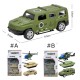 3PCS Model Toys Plane Car Racing Military Alloy Vehicle Engineering Model Building Gift Decor